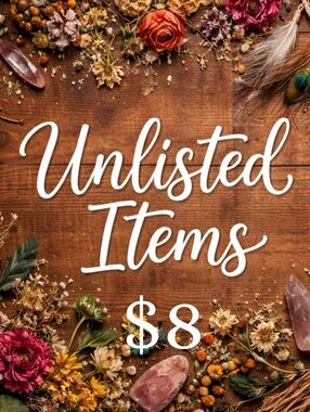 $8 Unlisted Item. Thank You For Your Purchase!